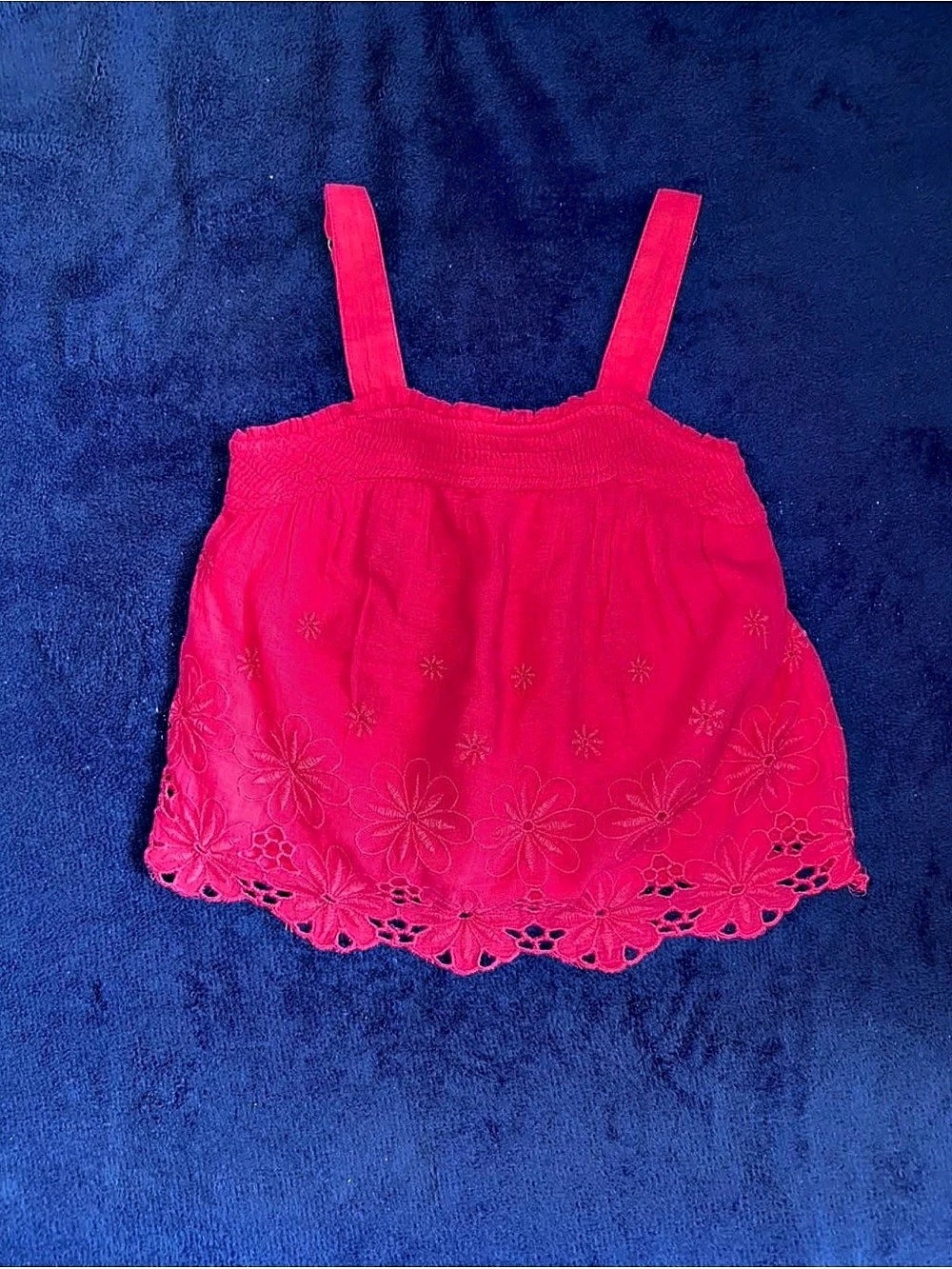 New Abercrombie Kids Fuchsia Pink Girls Tank Top 7/8 Adjustable Straps NWT